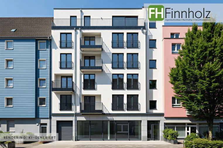 Bild: Vier neue Holzgeschosse schaffen sieben Wohnungen in Köln