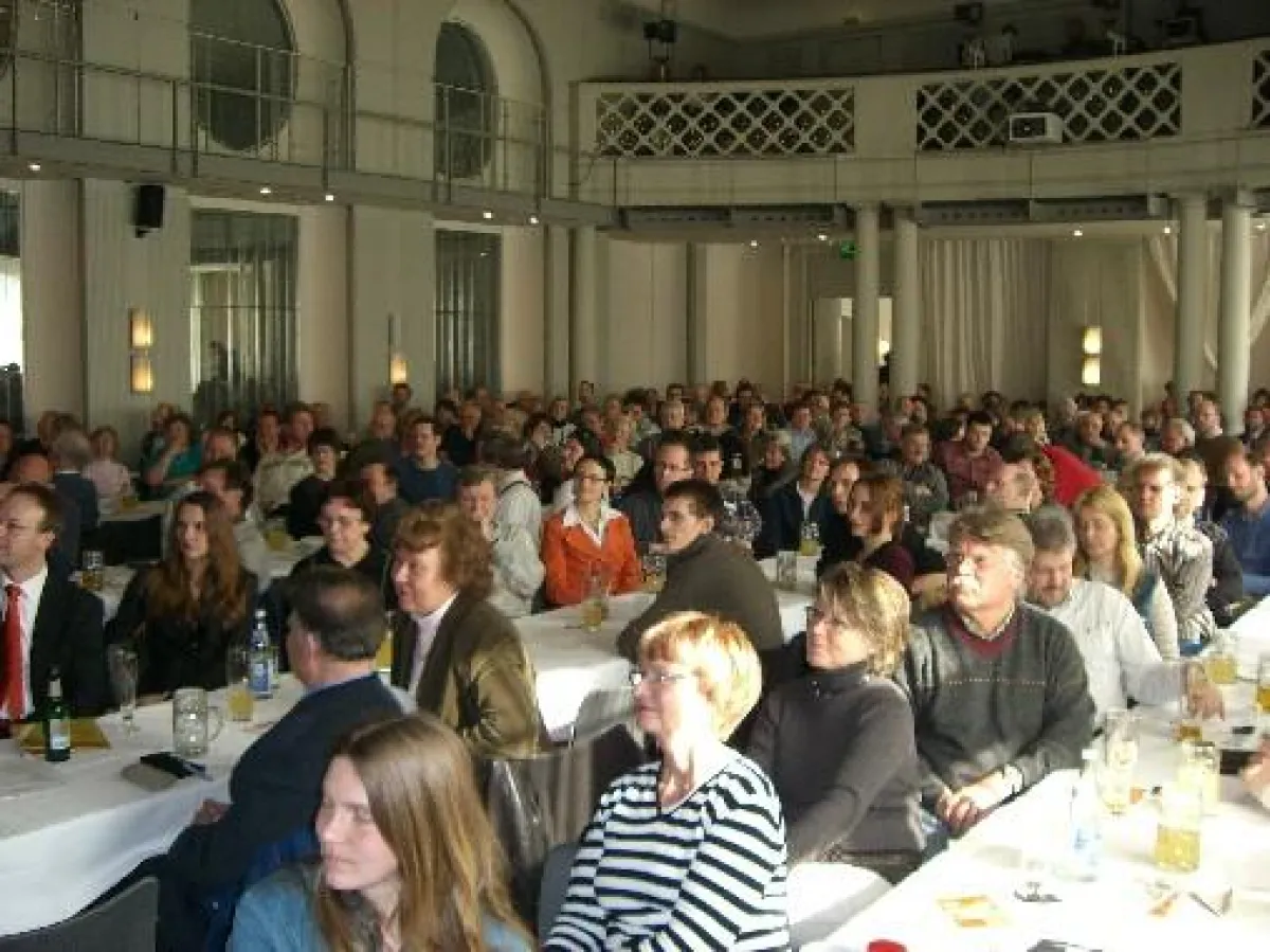 Volles Haus beim politischen Aschermittwoch der ödp in Passau.