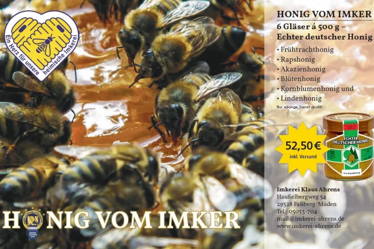 Bild: Imkerei Ahrens Deutscher Honig Ihr Regionaler Anbieter für Naturbelassenen Honig