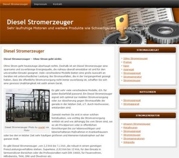 Portal Diesel Stromerzeuger präsentiert originelle Ratgeber und Tipps Bild: Portal Diesel Stromerzeuger präsentiert originelle Ratgeber und Tipps