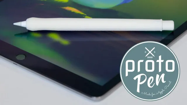 Bild: Designer erfindet ergonomische Silikonhülle für den Apple Pencil und startet Kickstarter-Projekt