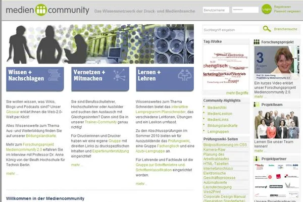 Bild: Drupal Fachwörterbuch "BDIC" als E-Learning Software für Druck- und Medien Industrie