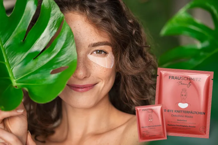 Bild: Natürlich nachhaltig: Tuchmasken für Augen und Dekolleté von FRAUSCHMITZ Beauty