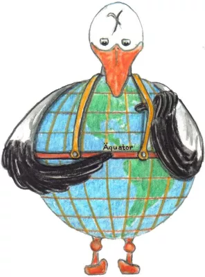 Bild: Briefvogel auf abenteuerlicher Reise entlang der Elbe