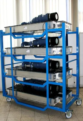 Bild: Die Wiederverwendung von gebrauchten Elektrofahrzeug-Batterien in stationären Anwendungen