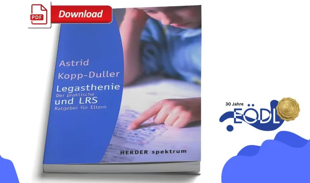 EÖDL verschenkt umfassendes E-Book zu Legasthenie und LRS Bild: EÖDL verschenkt umfassendes E-Book zu Legasthenie und LRS