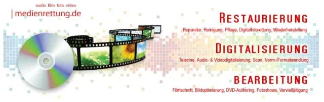 Bild: medienrettung.de ist die neue Dachmarke des Anbieters videorettung.de/ExpressDia.de