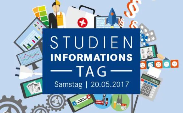 Studieninfotag an der Rheinischen Fachhochschule Köln am 20. Mai 2017 Bild: Studieninfotag an der Rheinischen Fachhochschule Köln am 20. Mai 2017