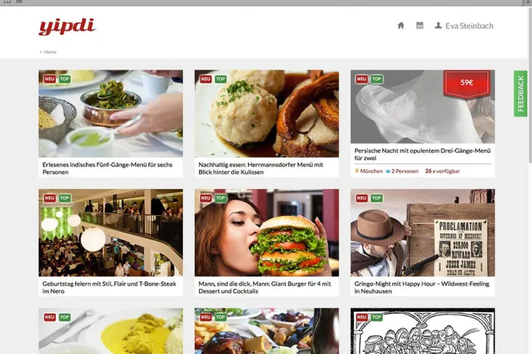 Bild: Neuer Stern am Onlinehimmel – Yipdi geht in München mit Gastronomiedeals an den Start