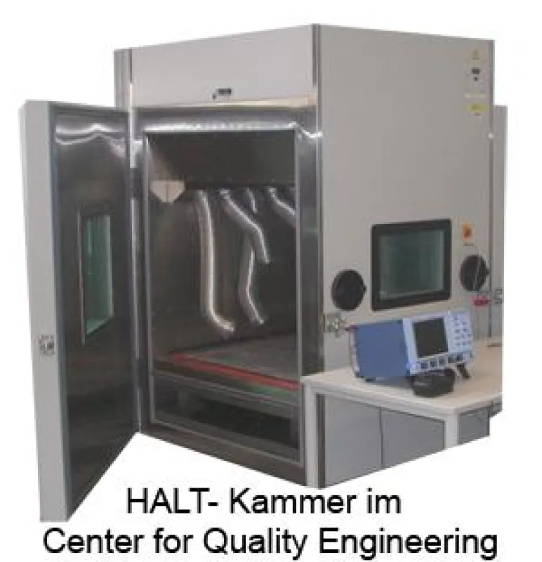HALT Kammer im Center for Quality Engineering, Testlab der Nokia Siemens Networks GmbH & Co. KG