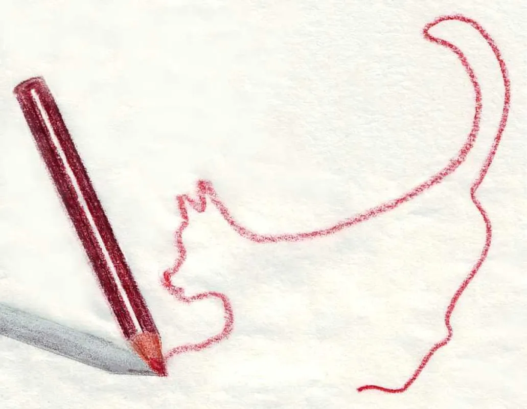 Katze und Stift: Wer spielt hier mit wem?