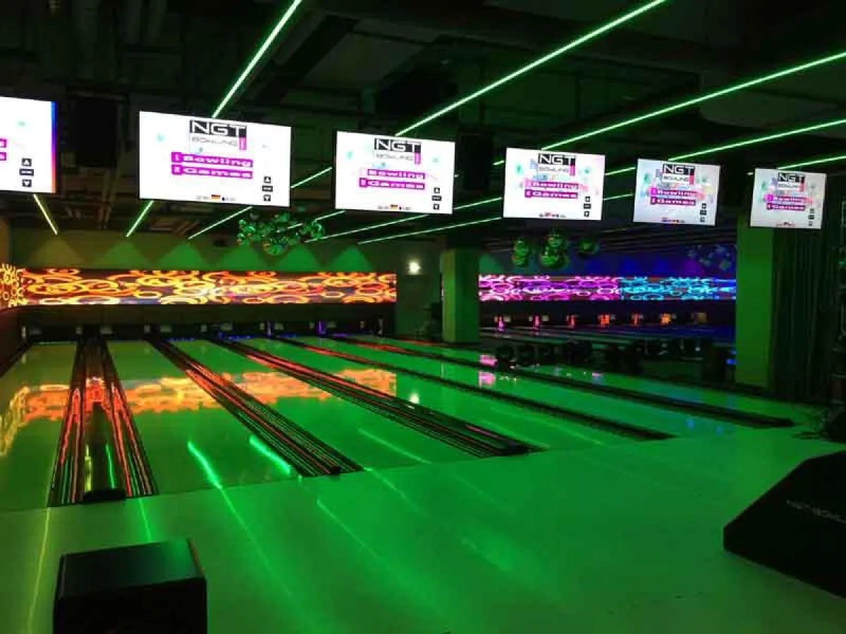 44 x 1 Meter LED-Wand, bespielt mit ArKaos Stage Server, © Foto: MA Eventconcept