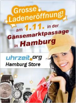 Bild: Uhrzeit.org expandiert und eröffnet einen weiteren Store in der Hamburger Innenstadt