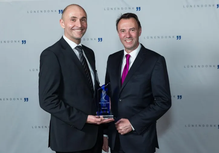 Bild: Lünendonk-Service-Award 2016 für arvato Systems