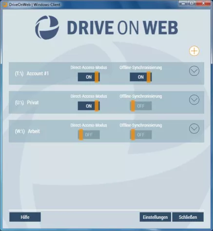 Bild: DriveOnWeb veröffentlicht komplett überarbeiteten Windows-Client