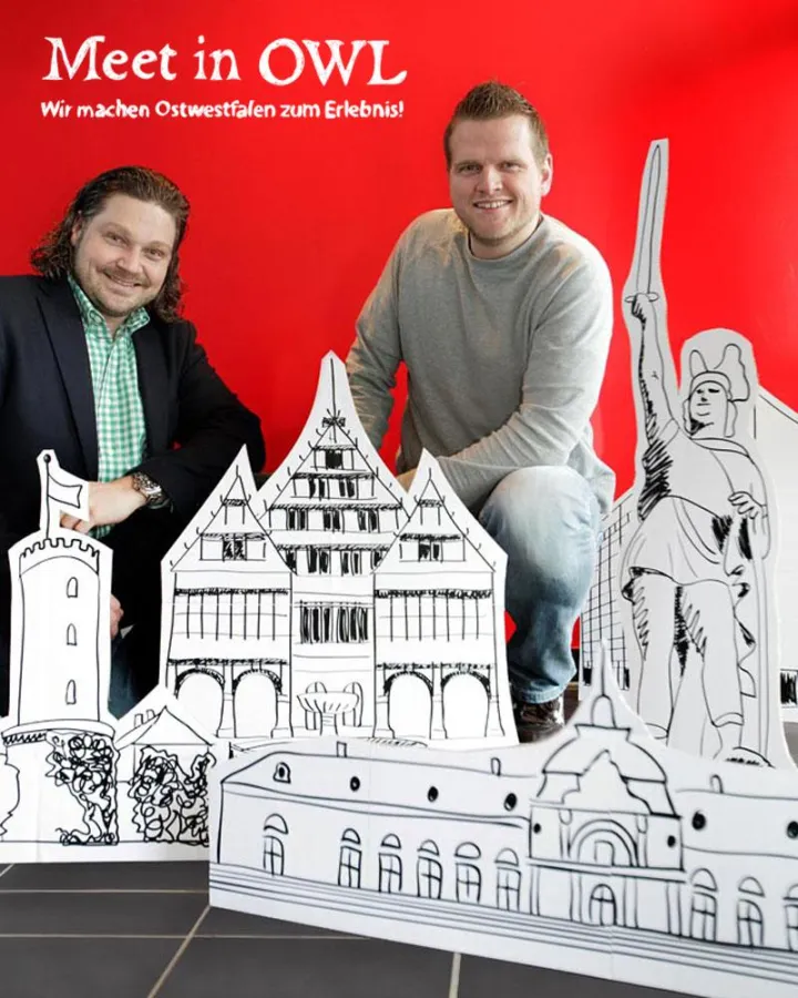 Mirco Welsing und Florian Potthoff präsentieren 