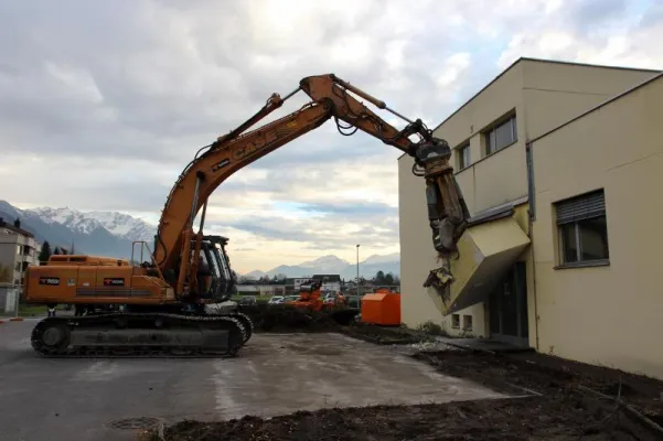 Bild: Der Liechtensteiner Milchhof baut um