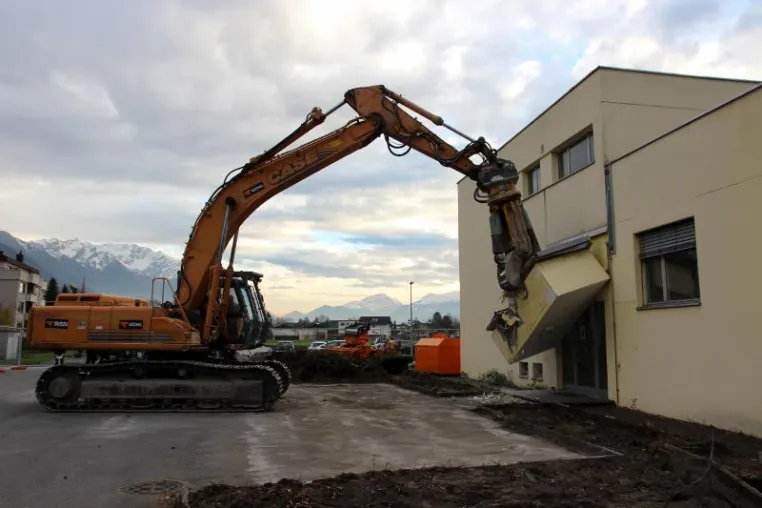 Bild: Der Liechtensteiner Milchhof baut um