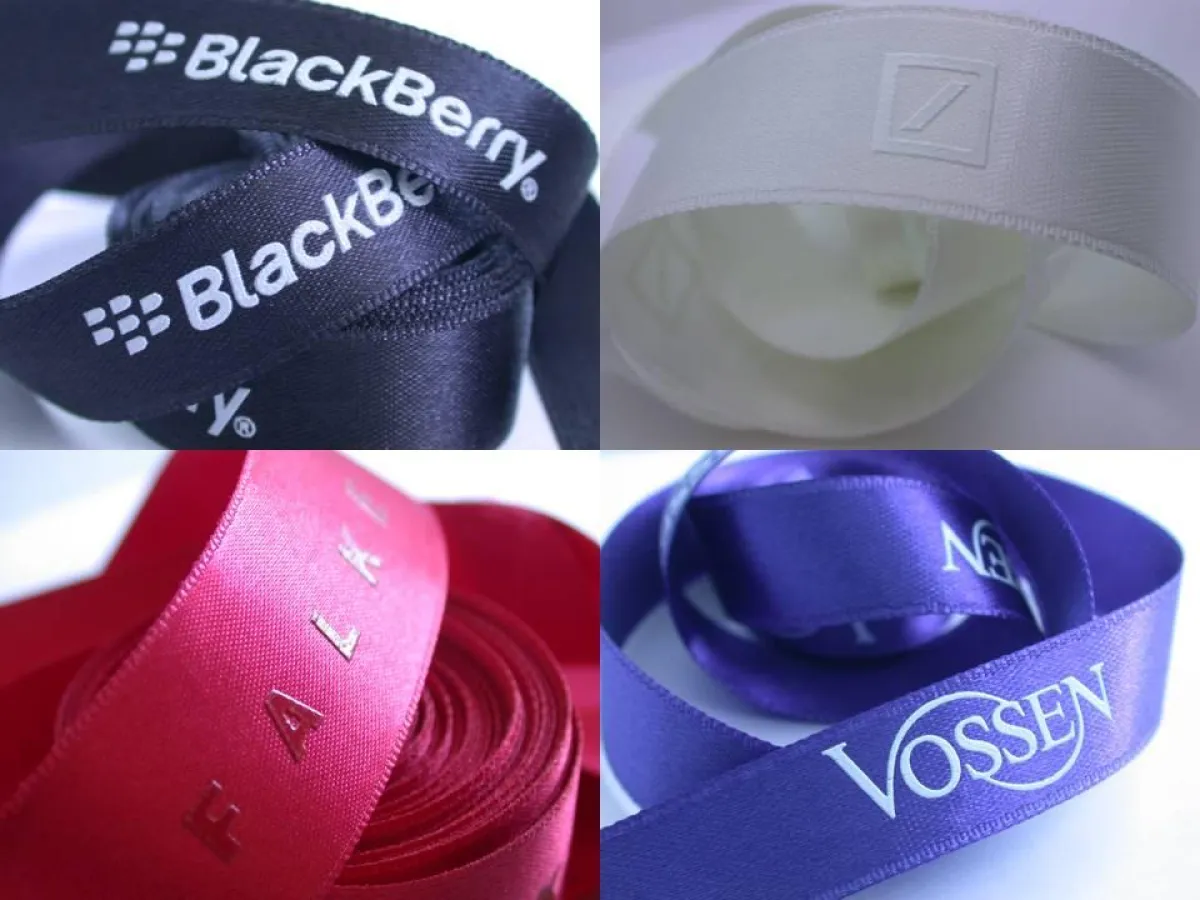 Image-Ribbons: Individuell bedruckte Satinbänder von Createam Promotion