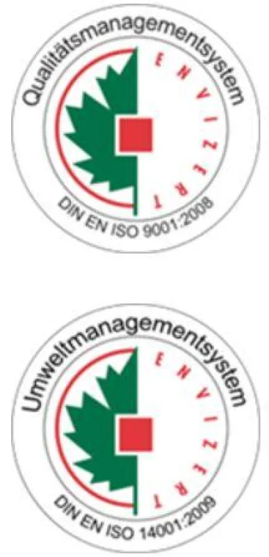 DIN EN ISO 9001, DIN EN ISO 14001