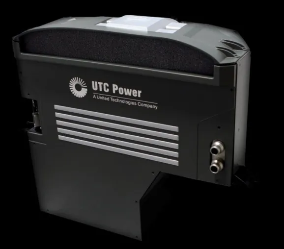 Bild: UTC Power Brennstoffzelle in Hybrid-Elektro-Fahrzeug von deutschem Autobauer