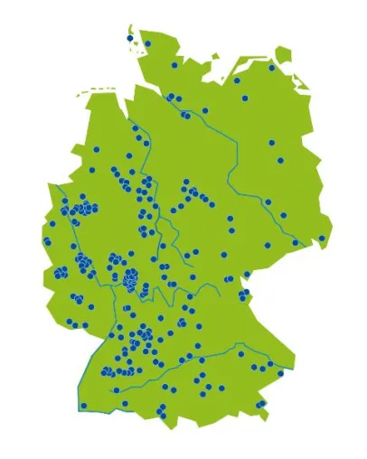Bild: Beliebtester Durstlöscher der Deutschen: Mineralwasser ist als einziges Lebensmittel amtlich anerkannt