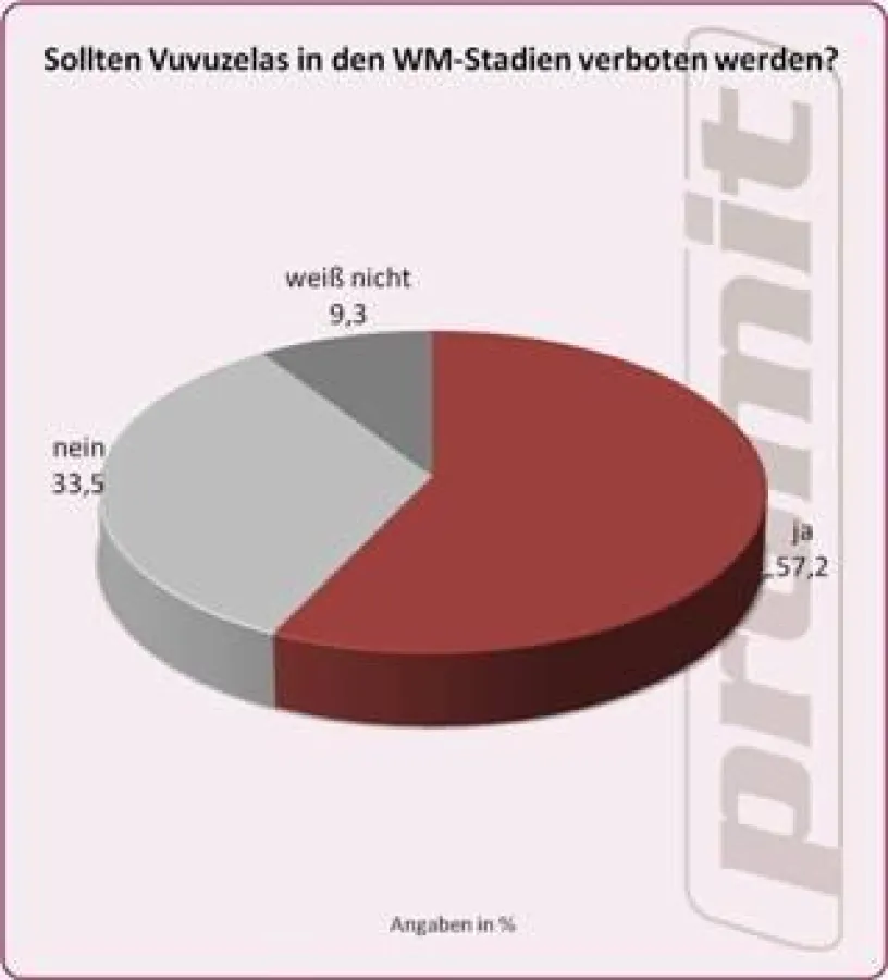 Sollen Vuvuzelas im WM-Stadion verboten werden?