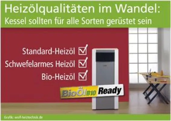 Bild: Heizölqualitäten im Wandel