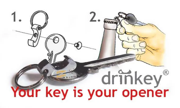 Bild: drinkey und der Schlüssel zum Glück