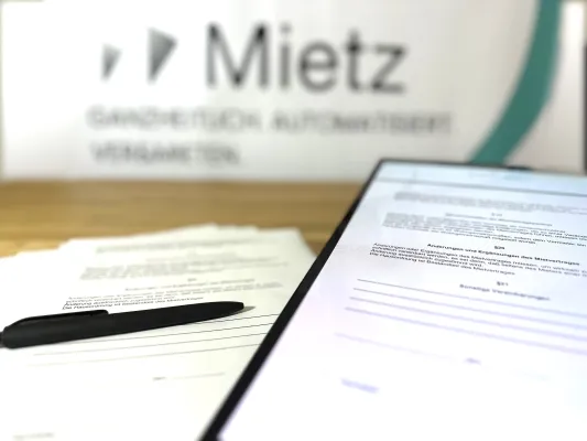 Bild: Startup Mietz startet erste mobile Plattform für 100% digitale und rechtssichere Mietverträge