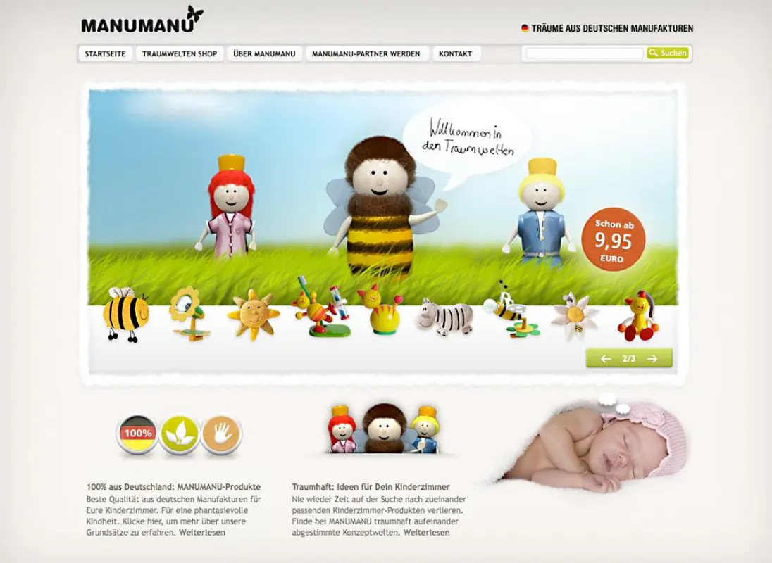 MANUMANU lässt mit liebevoll zusammengestellten Konzeptwelten Kinderträume wahr werden.