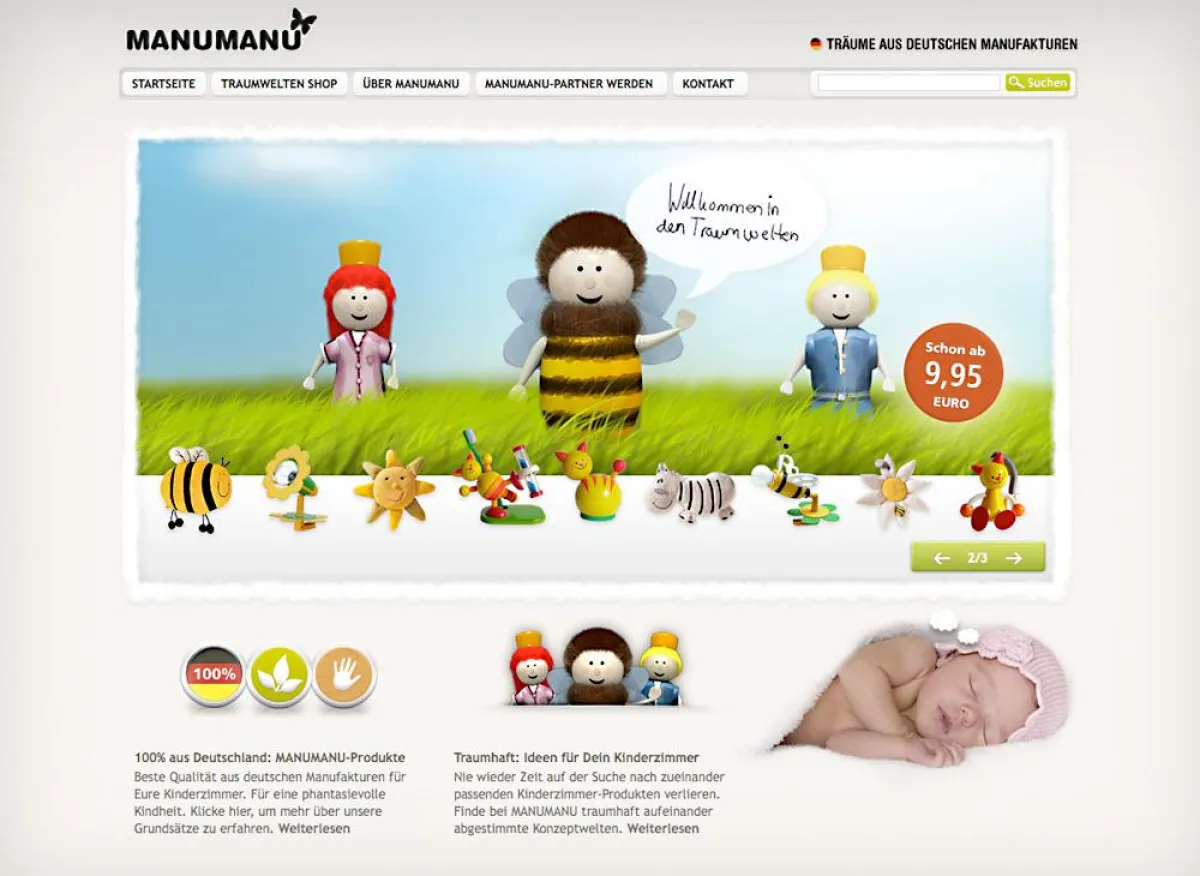 MANUMANU lässt mit liebevoll zusammengestellten Konzeptwelten Kinderträume wahr werden.