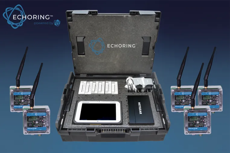 Industrielle Datenübertragung mit EchoRing Bild: Industrielle Datenübertragung mit EchoRing