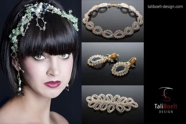 Brautschmuck und Brautaccessoires von TaliBoelt Design. Brautmode in München und Umgebung. Bild: Brautschmuck und Brautaccessoires von TaliBoelt Design. Brautmode in München und Umgebung.