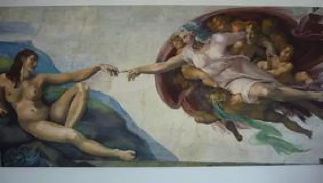 Bild: Ist Gott in Wahrheit eine Frau? War Eva vor Adam auf unserer Erde? “Die Erschaffung Evas“ setzt neue Zeichen