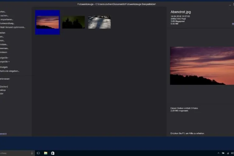 Bild: Fotowerkzeuge: neue Softwarelösung zur Fotoverwaltung und -bearbeitung