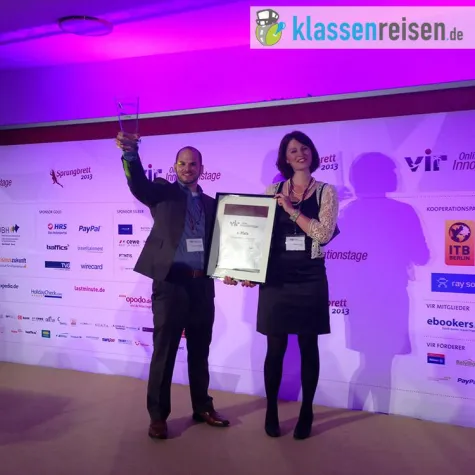 Bild: Die besten Startups Europas – 2. Platz für klassenreisen.de