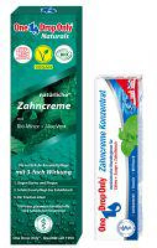 One Drop Only Zahncreme Konzentrat und One Drop Only Naturals: Note