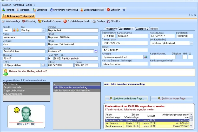 CallAdviser 3 - Die Komplettlösung für Callcenter und Contact-Center Bild: CallAdviser 3 - Die Komplettlösung für Callcenter und Contact-Center