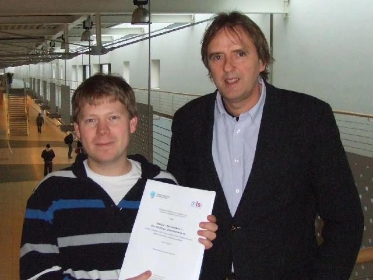 Nikolai Spogahn und Prof. Norbert Pohlmann (v.l.n.r.)