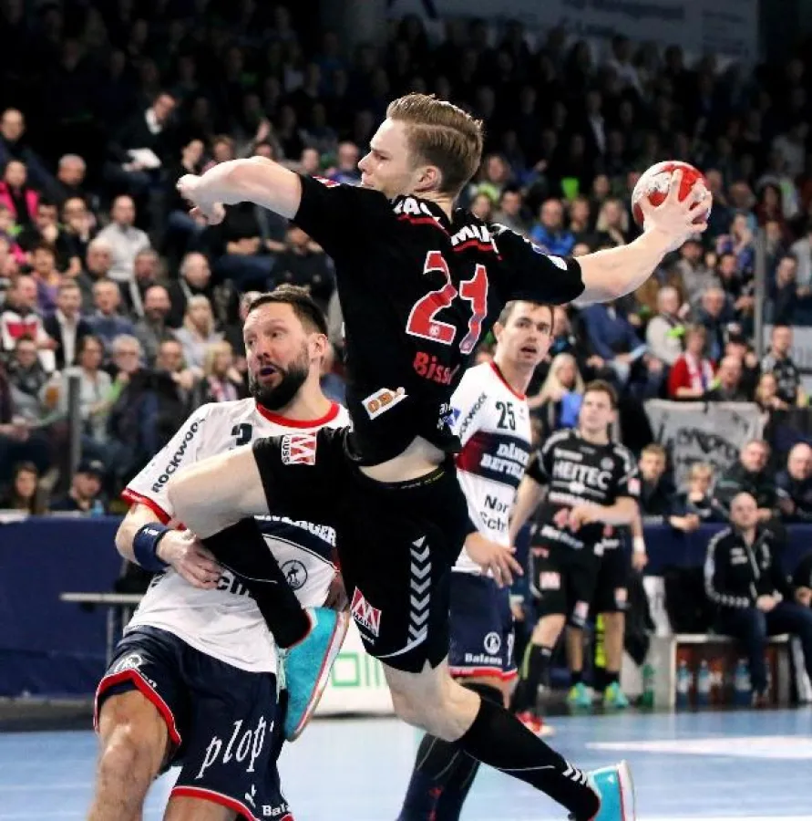 (Foto: HJKrieg, Erlangen): HC Erlangen: Christopher Bissel ist Spieler des Monats März