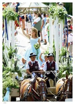 Bild: Gleich drei Königinnen beim Rakoczy-Fest