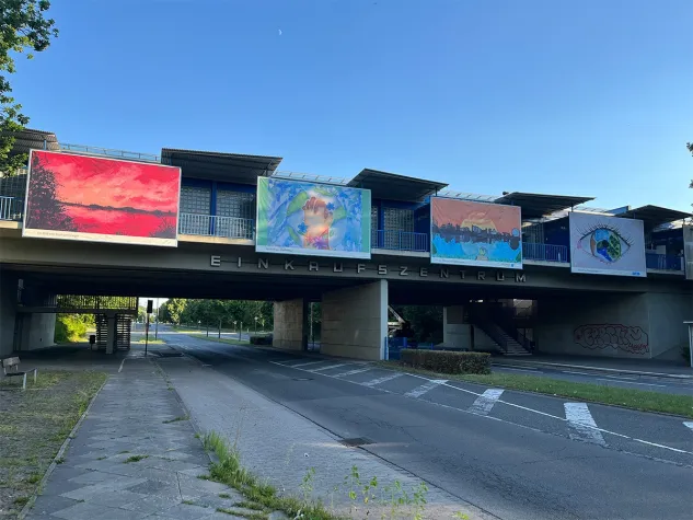 Kunstprojekt an der Detmeroder Brücke Bild: Kunstprojekt an der Detmeroder Brücke