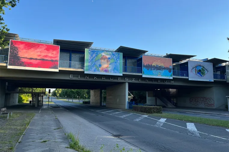 Bild: Kunstprojekt an der Detmeroder Brücke
