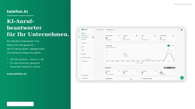 Bild: tinana GmbH launcht KI-Anrufbeantworter telefon.ki – bewusst ohne Voice Agent, bewusst für alle Branchen