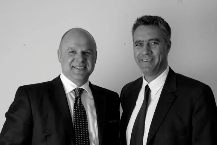 Bild: Gesellschafter Bednarz und Buytaert als Treiber der Kommalpha Sales Services GmbH