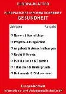 Bild: Gesundheitstage in Europa und der Welt - Internationaler Gesundheitskalender kostenlos erhältlich