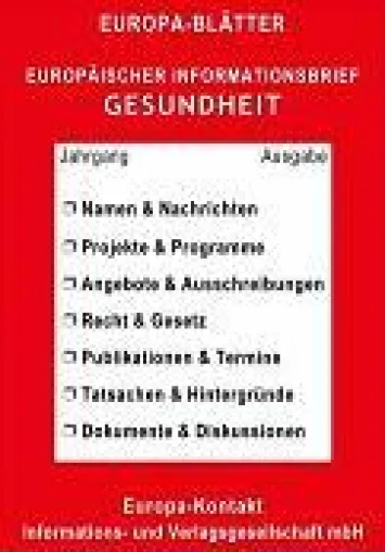 Gesundheitstage in Europa und der Welt - Internationaler Gesundheitskalender kostenlos erhältlich Bild: Gesundheitstage in Europa und der Welt - Internationaler Gesundheitskalender kostenlos erhältlich