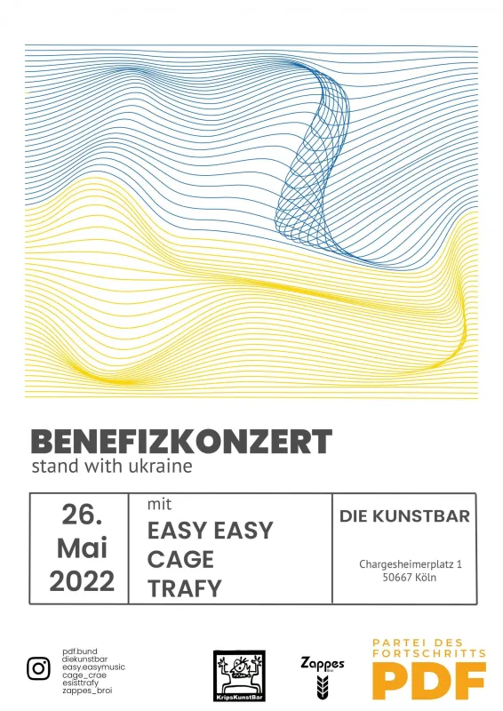 Konzertplakat (© Partei des Fortschritts)