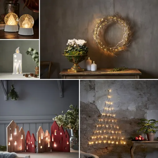 Festliches Lichtflair zu Weihnachten - Lampenwelt.de präsentiert Dekolicht passend zu allen Stilrichtungen Bild: Festliches Lichtflair zu Weihnachten - Lampenwelt.de präsentiert Dekolicht passend zu allen Stilrichtungen